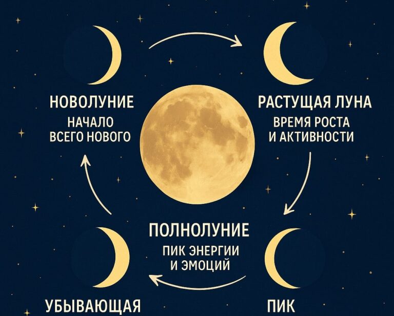 Как Луна влияет на вашу повседневную жизнь: лунные фазы и их значение