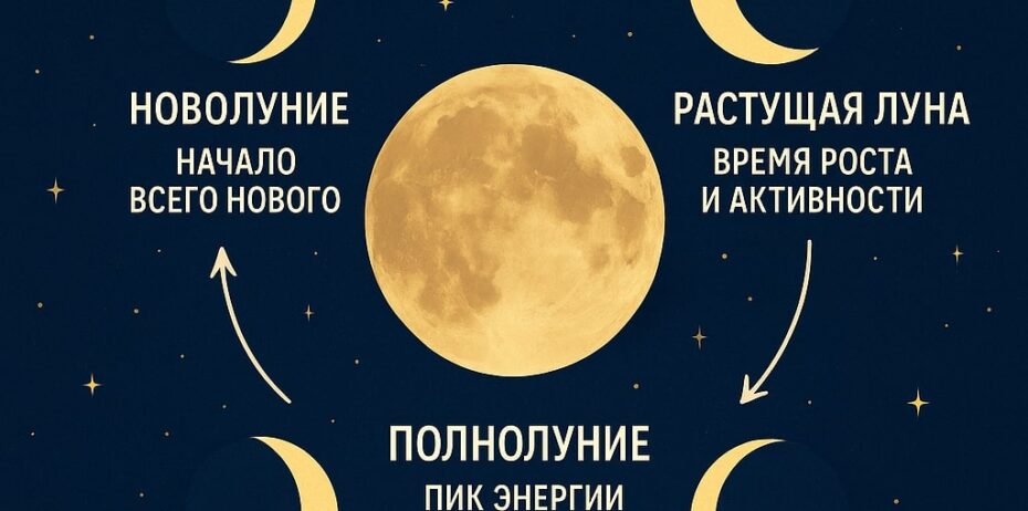 Как Луна влияет на вашу повседневную жизнь: лунные фазы и их значение